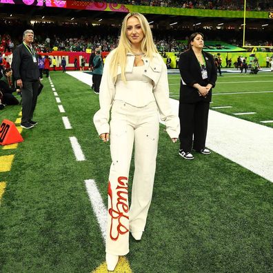 Brittanny Mahomes at the Super Bowl