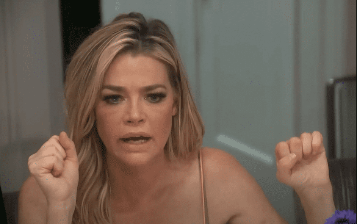 Denise Richards confronted Erika Jayne during the awkward scene on RHOBH.