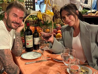 David Beckham and Victoria Beckham