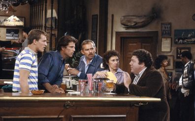 Woody Harrelson, Ted Danson, John Ratzenberger, Rhea Perlman, George Wendt