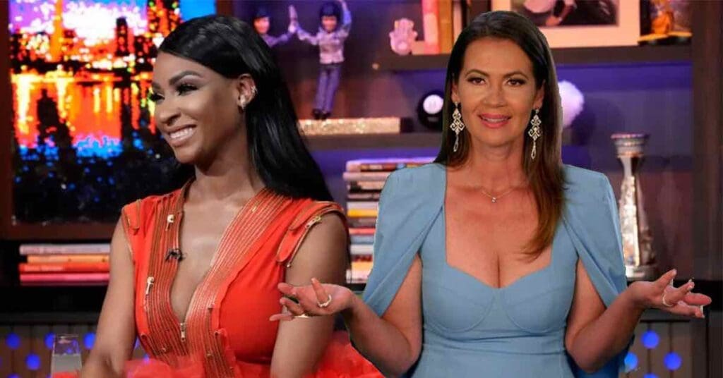 Julia Lemigova Tries to Justify Cold Behavior Toward Guerdy But Guerdy Says She’s Just Loyal to the Cameras 7 RHOM's Guerdy Abraira feuding with Julia Lemigova