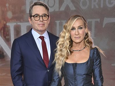 Matthew Broderick, left, and Sarah Jessica Parker attend the premiere of "And Just Like That..." Season 3 at the Crane Club on Wednesday, May 21, 2025, in New York. (Photo by Evan Agostini/Invision/AP)