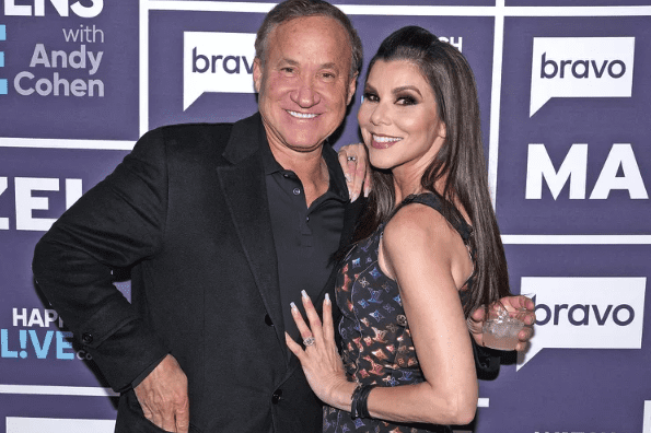 How Heather and Terry Dubrow Keep Their Marriage Strong After Nearly 30 Years 6 Heather Dubrow and Terry Dubrow pose for photo in all black after appearing on WWHL