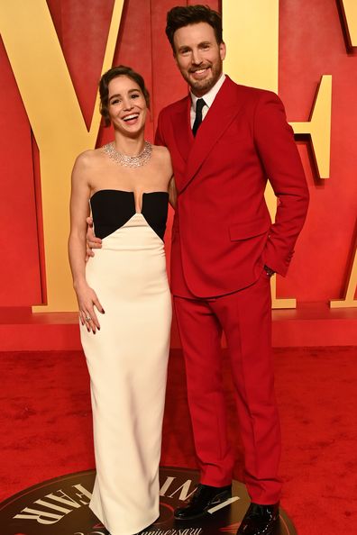 Alba Baptista and Chris Evans