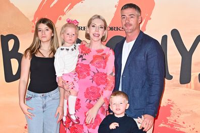 Katherine Ryan and family