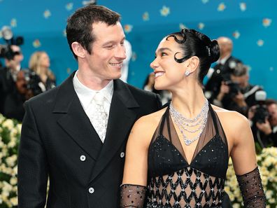 Callum Turner and Dua Lipa