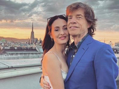 Melanie Hamrick and Mick Jagger