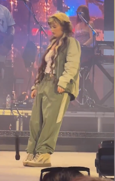 Lola young collapses on stage All Things Go festival New York September 27