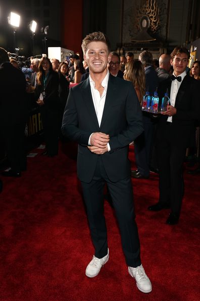 HOLLYWOOD, CALIFORNIA - OCTOBER 24: Robert Irwin attends FIJI Water at AFI FEST 2025 "Nuremberg" premiere at TCL Chinese Theatre on October 24, 2025 in Hollywood, California. (Photo by Tommaso Boddi/Getty Images for FIJI Water)
