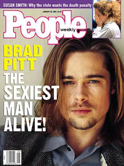 People's Sexiest Man Alive 1995 Brad Pitt