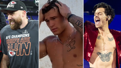 Travis Kelce, Harry Styles, Mark Estes