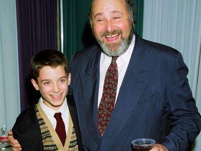 Elijah Wood and Rob Reiner in 1994