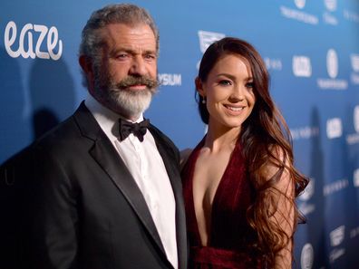 Mel Gibson and Rosalind Ross at Michael Muller's HEAVEN, presented by The Art of Elysium, on January 5, 2019 in Los Angeles, California.