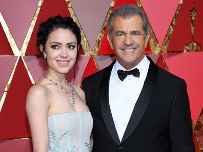 Mel Gibson and Rosalind Ross at the 89th Annual Academy Awards at Hollywood & Highland Center on February 26, 2017 in Hollywood, California.