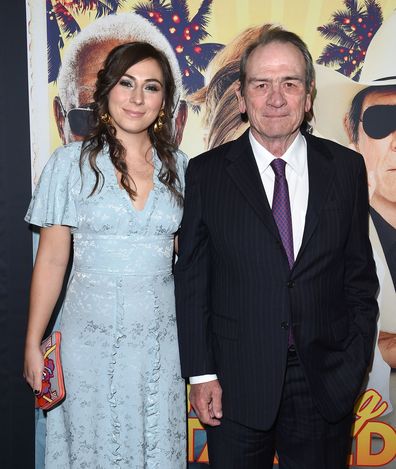 HOLLYWOOD, CA - DECEMBER 07: Actor Tommy Lee Jones and daughter Victoria Jones arrive at the premiere of 'Just Getting Started' at ArcLight Hollywood on December 7, 2017 in Hollywood, California. (Photo by Axelle/Bauer-Griffin/FilmMagic)