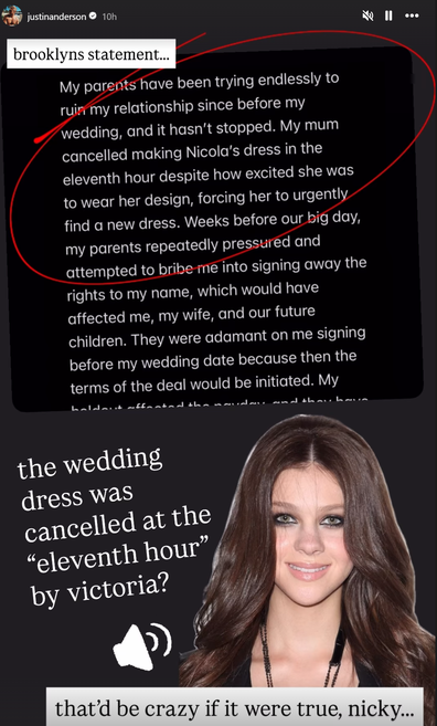 Instagram Beckham Feud Justin Anderson