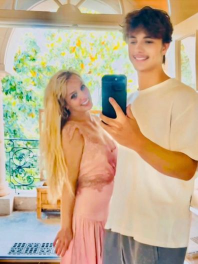 Britney Spears is teasing a return to music down under with son, Jayden.