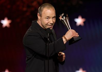 SANTA MONICA, CALIFORNIA - JANUARY 04: Stephen Graham, winner of the Best Actor in a Limited Series or Movie Made for Television Award for "Adolescence", speaks onstage during the 31st Annual Critics Choice Awards at Barker Hangar on January 04, 2026 in Santa Monica, California. (Photo by Kevin Winter/Getty Images for Critics Choice Association)