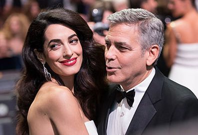 Amal and George Clooney at 2017 Cesar Film Awards (Francois Durand/Getty)