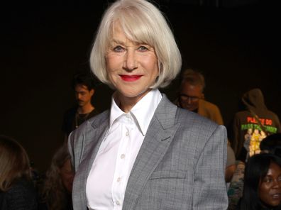 Dame Helen Mirren at the Stella McCartney Womenswear Spring/Summer 2026 show as part of Paris Fashion Week on September 30, 2025 in Paris, France.