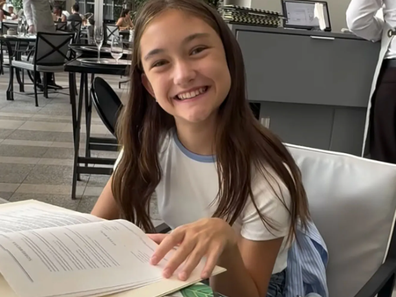 Ada Law, daughter of Catherine Harding and Jude Law