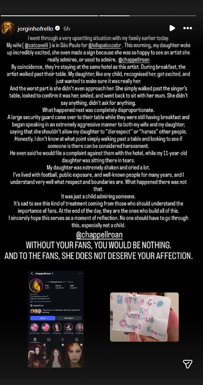 Jorginho Frello accused Chappell Roan of making his step-daughter Ada Law cry