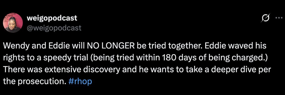 Wendy Osefo and Husband Eddie to Face Separate Trials in Fraud Case