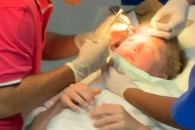 Alec and Hilaria Baldwin's nine-year-old son landed himself in the hospital while on a family holiday after "splitting his head open." 