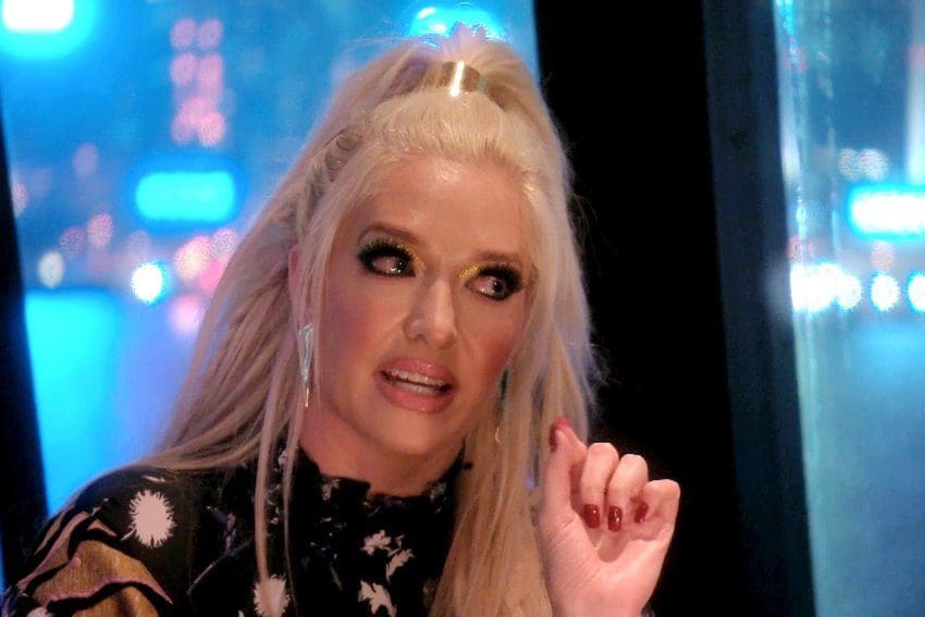 Erika Girardi looking angry and determined.