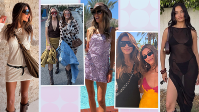 Aussie stars at Coachella. Graphic: Polly Hanning.