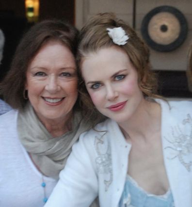 Nicole Kidman and mother Janelle.