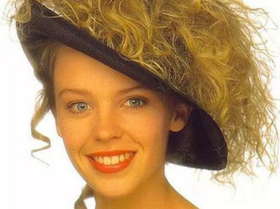 Kylie Minogue on cover of Kylie album cover (Mushroom)