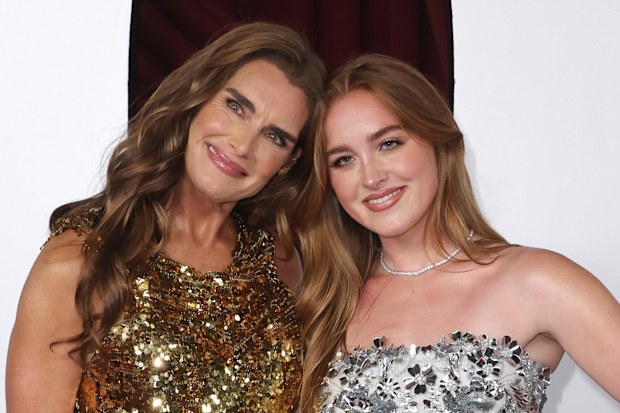 Brooke Shields and Rowan Francis Henchy attend the 2024 Glamour Women Of The Year at Times Square EDITION Hotel on October 08, 2024 in New York City.